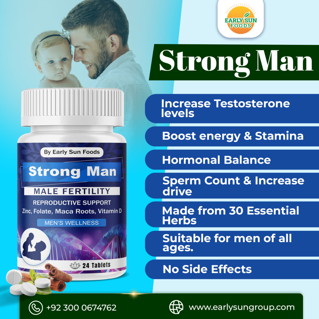 Strong Man - مردوں کی تولیدی صلاحیت کو بڑھاتا ہے - Image 4